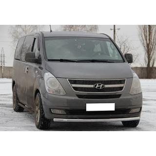 Sprednji zaščitni lok ST008 (nerjavno jeklo) Hyundai H300, H1, Starex 2008–2020 fotografija 2