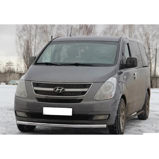 Sprednji zaščitni lok ST008 (nerjavno jeklo) Hyundai H300, H1, Starex 2008–2020 fotografija 3