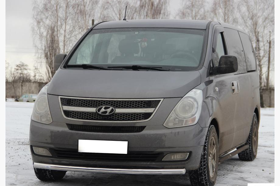 Hyundai H300, H1, Starex 2008–2020 Sprednji zaščitni lok ST008 (nerjavno jeklo) Fotografija 3