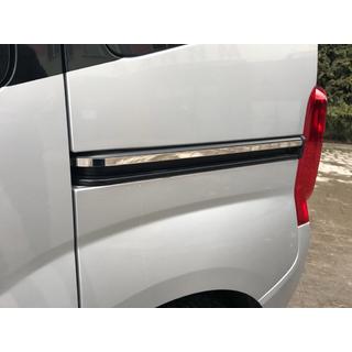 Okrasna letvica pod drsnimi vrati (2 kosa, nerjaveče jeklo) Citroen Nemo 2007–2017 fotografija 4