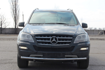 Mercedes ML W164 2005–2011 Sprednji zaščitni lok ST008 (nerjavno jeklo) fotografija 1