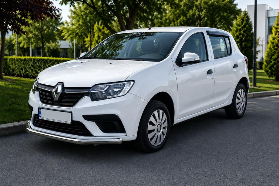 Renault Sandero 2013–2022 Sprednji zaščitni lok ST008 (nerjavno jeklo) Image