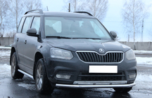 Skoda Yeti 2009–2017 Sprednji zaščitni lok ST008 (nerjavno jeklo) fotografija 3