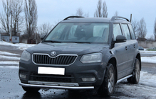 Skoda Yeti 2009–2017 Sprednji zaščitni lok ST008 (nerjavno jeklo) fotografija 2