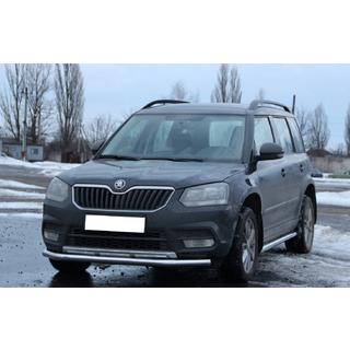 Sprednji zaščitni lok ST008 (nerjavno jeklo) Skoda Yeti 2009–2017 fotografija 2