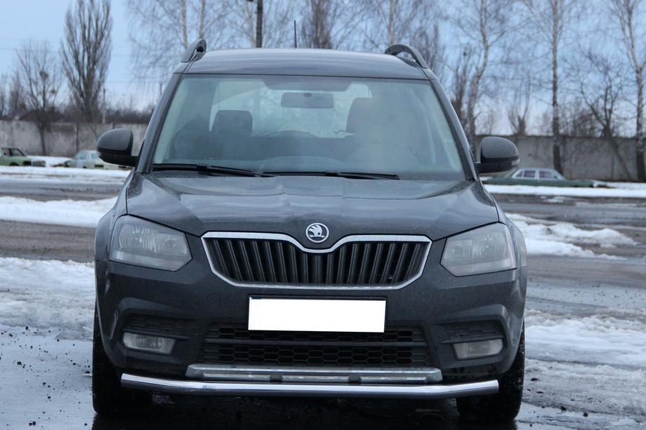 Skoda Yeti 2009–2017 Sprednji zaščitni lok ST008 (nerjavno jeklo) Image