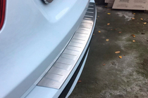 BMW X3 F25 2011–2018 Nerjaveča jeklena obloga zadnjega odbijača OmsaLine (mat) fotografija 3