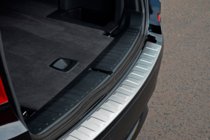 BMW X3 F25 2011–2018 Nerjaveča jeklena obloga zadnjega odbijača OmsaLine (mat) fotografija 9