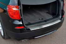 BMW X3 F25 2011–2018 Nerjaveča jeklena obloga zadnjega odbijača OmsaLine (mat) fotografija 2