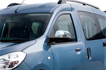 Dacia Dokker 2013–2022 Kromirani pokrovi ogledal (2 kosa, nerjavno jeklo) Carmos - turško nerjaveče jeklo fotografija 1