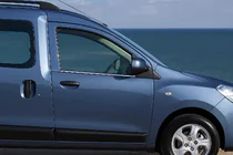 Dacia Dokker 2013–2022 Okenske obrobe (2 kos, nerjavno jeklo) fotografija 2