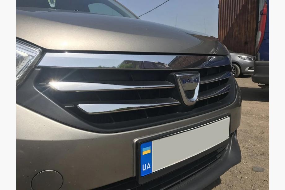 Dacia Lodgy 2012–2022 Obloge rešetke (4 kos, nerj. jeklo) Fotografija 5
