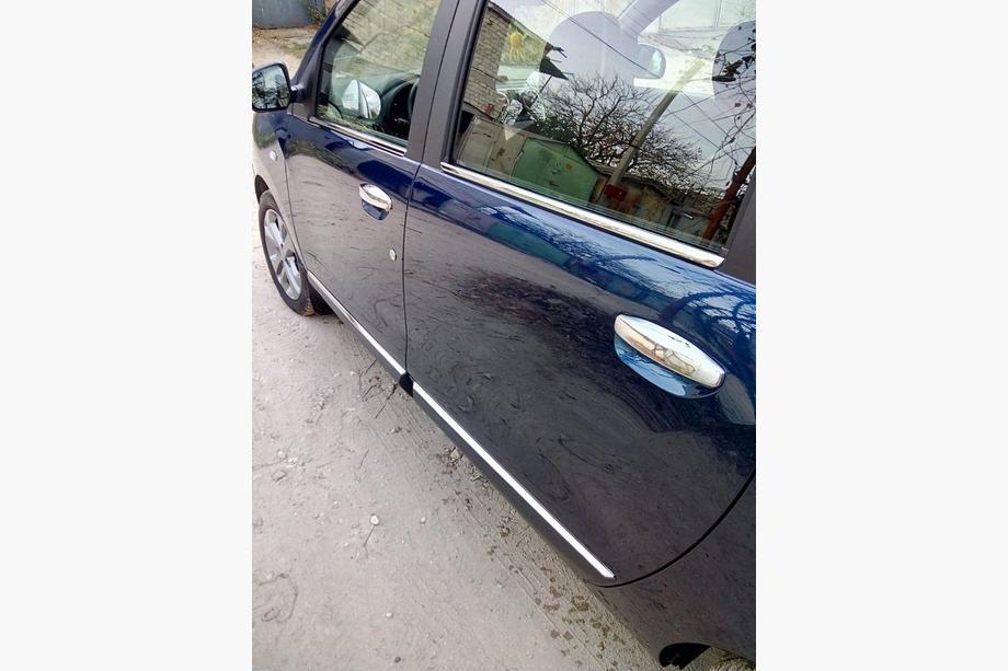 Dacia Lodgy 2012–2022 Okenske obrobe (4 kos, nerjavno jeklo) Fotografija 7