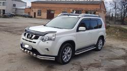 Nissan X-trail T31 2007–2014 Sprednji zaščitni lok ST015 (nerjaveče jeklo) fotografija 2
