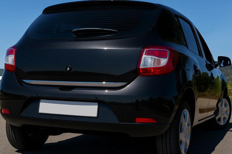 Dacia Sandero 2013–2020 Nerjaveča zaščitna letev za rob prtljažnika Image