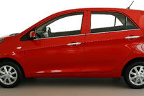 Kia Picanto 2011–2016 Okenske obrobe (4 kosi, nerjavno jeklo) fotografija 1