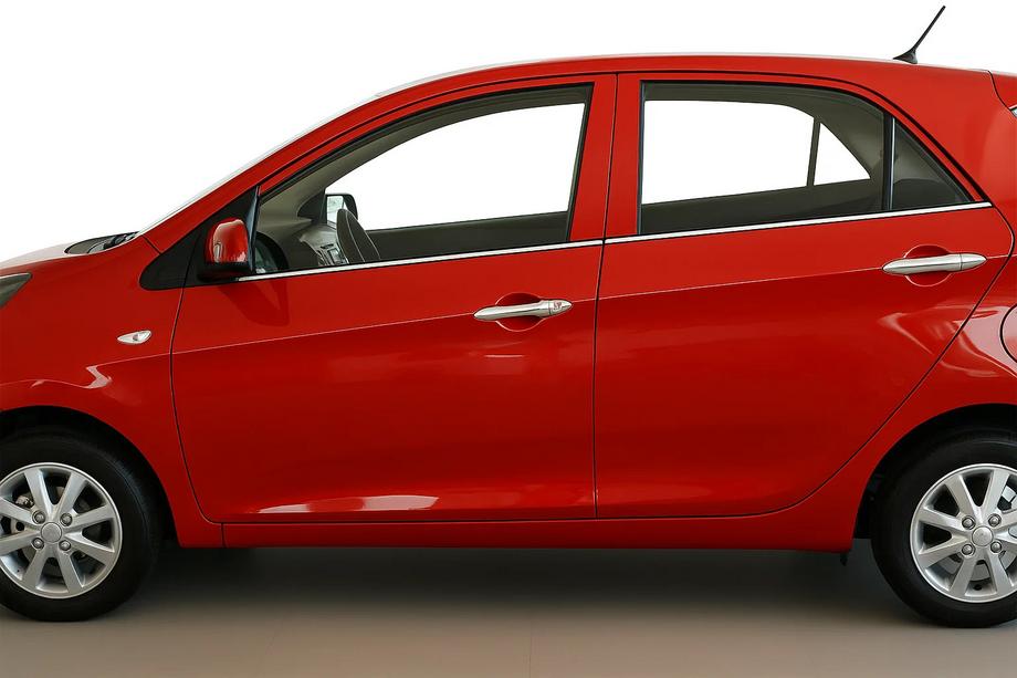 Kia Picanto 2011–2016 Okenske obrobe (4 kosi, nerjavno jeklo) Image