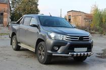 Toyota Hilux 2015– Sprednji zaščitni lok F3-34 (nerjavno jeklo) fotografija 2