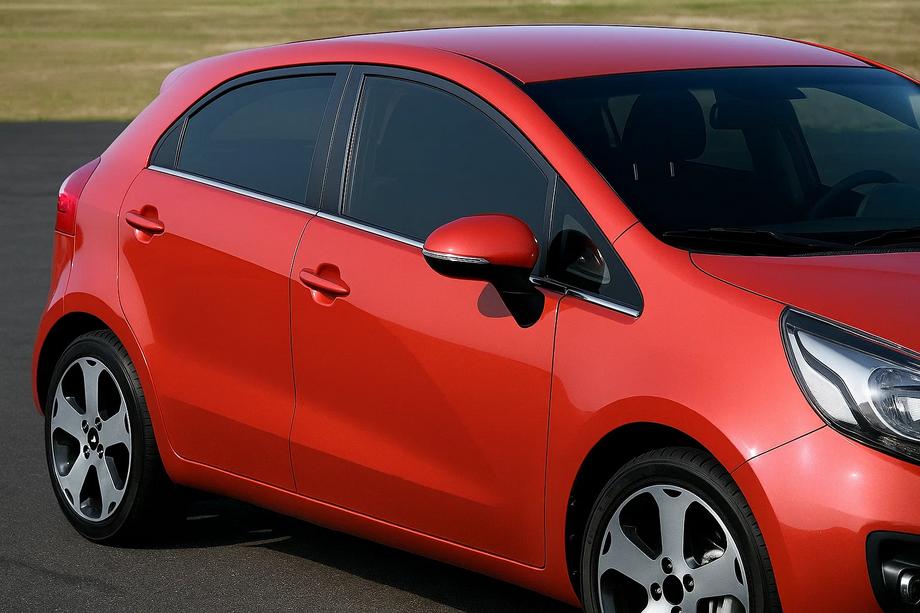 Kia Rio 2012–2017 Okenske obrobe (nerjaveče jeklo) Image