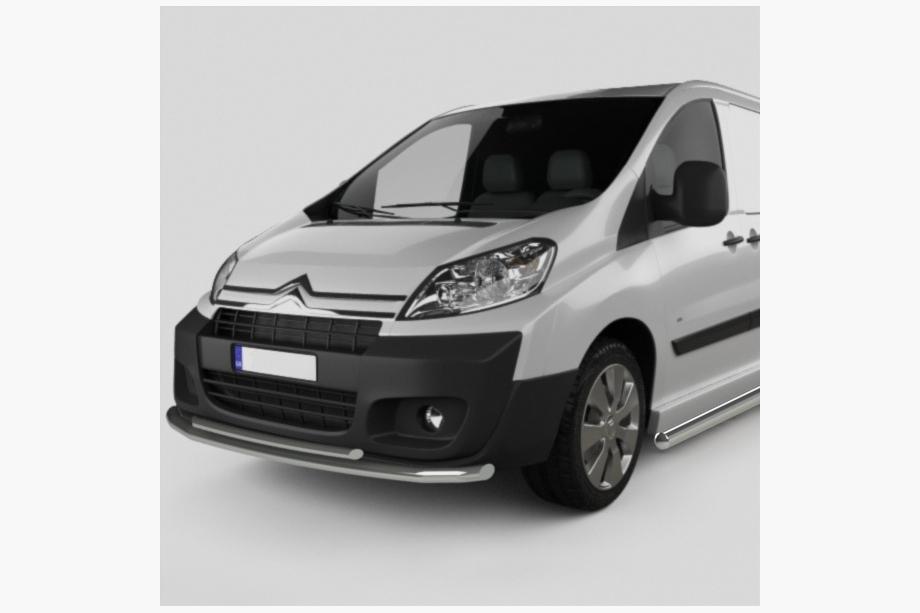 Citroen Jumpy 2007–2017 Sprednji zaščitni lok ST014 (nerjavno jeklo) Ø60/60 mm Image