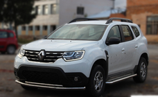 Dacia Duster 2008–2018 Sprednji zaščitni lok ST014 (nerjavno jeklo) fotografija 2
