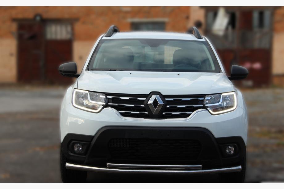 Dacia Duster 2008–2018 Sprednji zaščitni lok ST014 (nerjavno jeklo) Image