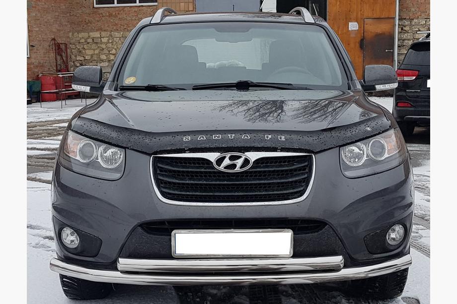 Hyundai Santa Fe 2 2006–2012 Sprednji zaščitni lok ST014 (nerjavno jeklo) Ø60/42 mm Image