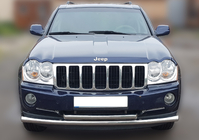 Jeep Grand Cherokee WK 2004–2010 Sprednji zaščitni lok ST014 (nerjavno jeklo) Ø60/42 mm fotografija 1