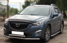 Mazda CX-5 2012–2017 Sprednji zaščitni lok ST014 (nerjavno jeklo) Ø60/60 mm fotografija 3
