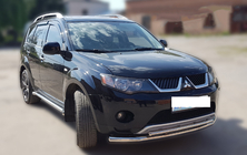 Mitsubishi Outlander 2006–2012 Sprednji zaščitni lok ST014 (nerjavno jeklo) fotografija 3