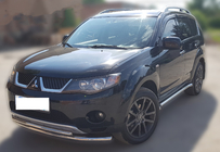 Mitsubishi Outlander 2006–2012 Sprednji zaščitni lok ST014 (nerjavno jeklo) fotografija 2