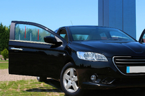 Peugeot 301 2012– Okenske letvice (nerjavno jeklo) 4 kosi, Carmos (brez trikotnega stekelca) fotografija 7