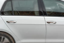 Volkswagen Golf 7/E-Golf 2012–2020 Kromirane obloge kljuk vrat (4 kosi, nerjavno jeklo) fotografija 2