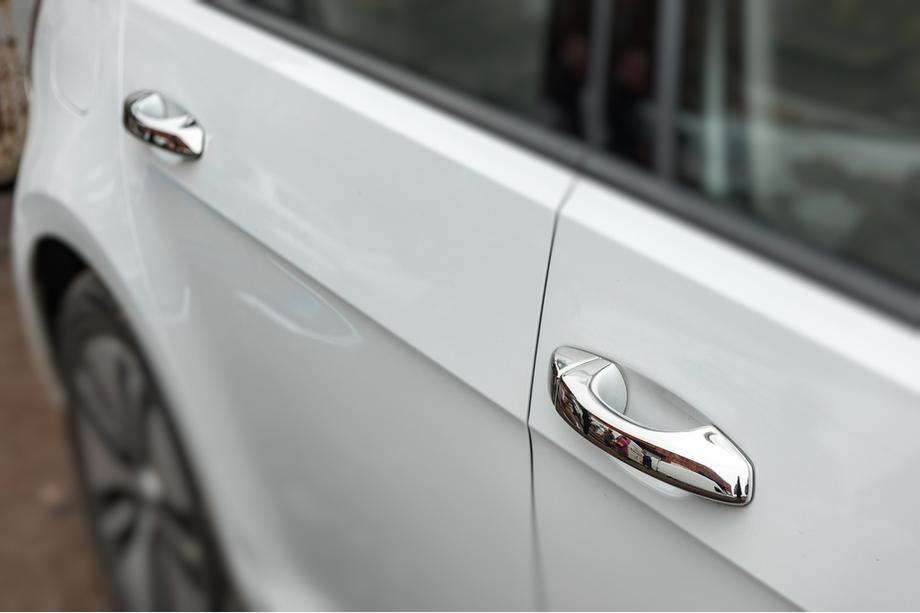 Volkswagen Golf 7/E-Golf 2012–2020 Kromirane obloge kljuk vrat (4 kosi, nerjavno jeklo) Image