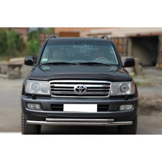 Sprednji zaščitni lok ST014 (nerjavno jeklo) Toyota Land Cruiser 100 1998–2007 fotografija 1