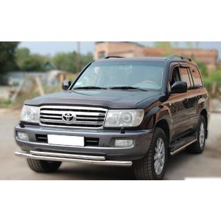 Sprednji zaščitni lok ST014 (nerjavno jeklo) Toyota Land Cruiser 100 1998–2007 fotografija 2
