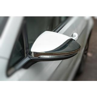 Kromirani pokrovi vzvratnih ogledal (2 kosa, nerjaveče jeklo) Volkswagen Golf 7/E-Golf 2012–2020 fotografija 1