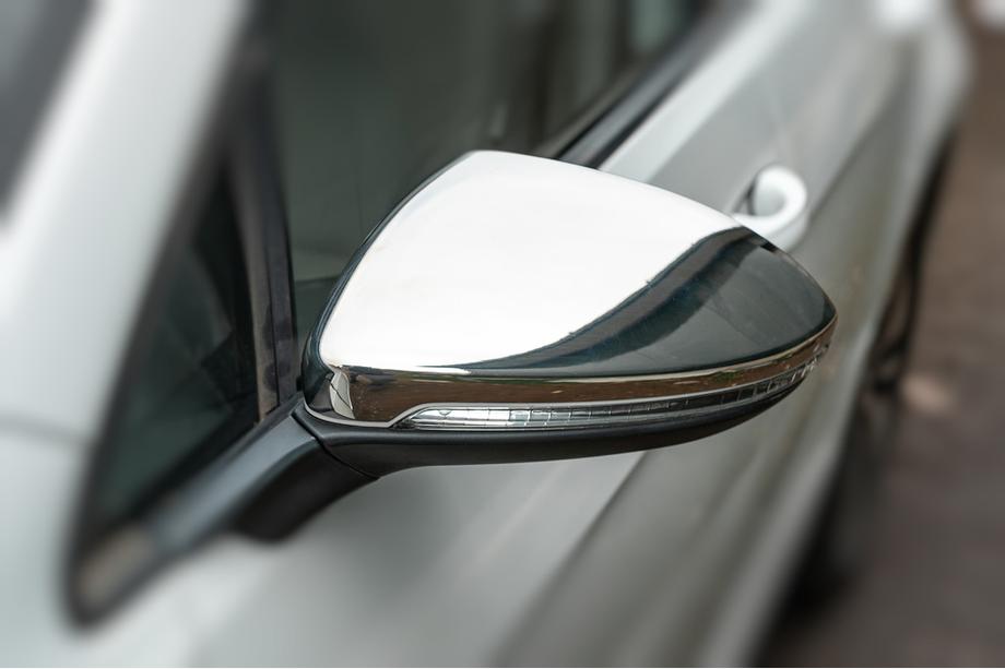 Volkswagen Golf 7/E-Golf 2012–2020 Kromirani pokrovi vzvratnih ogledal (2 kosa, nerjaveče jeklo) Image