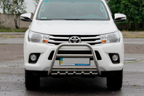 Toyota Hilux 2015– Sprednji zaščitni lok QT006 (nerjavno jeklo) fotografija 1