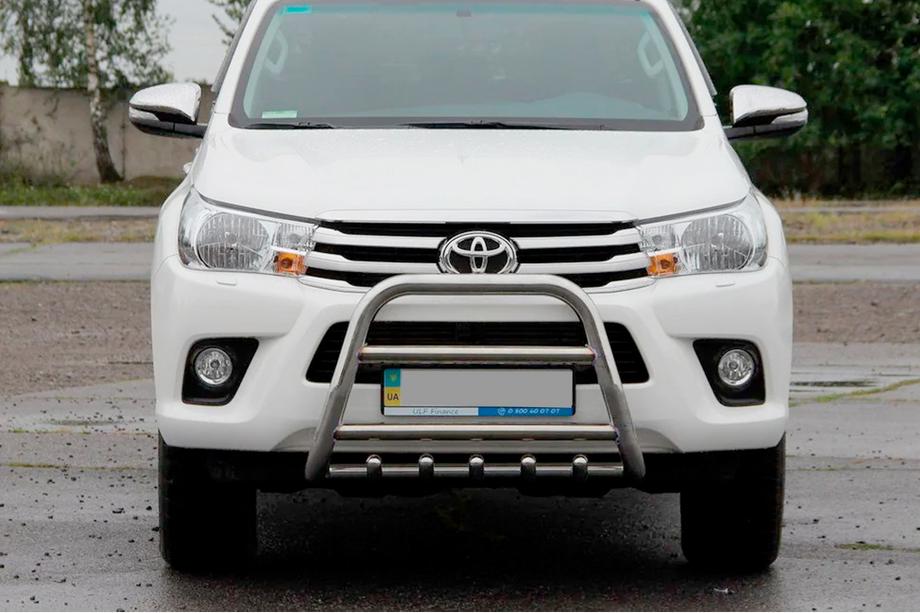 Toyota Hilux 2015– Sprednji zaščitni lok QT006 (nerjavno jeklo) Image