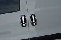 Opel Combo 2012–2018 Pokrovi kljuk in obrobe (8 kos, nerjavno jeklo) fotografija 14
