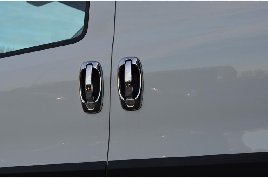 Opel Combo 2012–2018 Pokrovi kljuk in obrobe (8 kos, nerjavno jeklo) Image