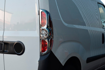 Opel Combo 2012–2018 Kromirana obroba zadnjih luči (2012-2015, 2 kosa, plastika) fotografija 1