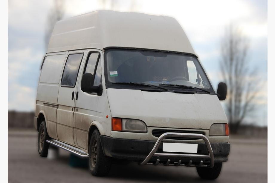 Ford Transit 1991–2000 Prednji zaščitni lok WT003 (nerjaveče jeklo) Image