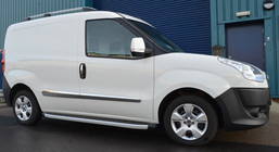 Opel Combo 2012–2018 Letvice vrat (4 kos, nerjaveče jeklo) OmsaLine - italijansko nerjavno jeklo fotografija 1