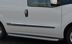 Opel Combo 2012–2018 Letvice vrat (4 kos, nerjaveče jeklo) OmsaLine - italijansko nerjavno jeklo fotografija 2