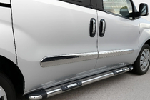 Opel Combo 2012–2018 Letvice vrat (4 kos, nerjaveče jeklo) OmsaLine - italijansko nerjavno jeklo fotografija 6