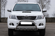 Toyota Hilux 2006–2015 Prednji zaščitni lok WT003 (nerjaveče jeklo) fotografija 1