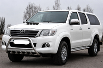 Toyota Hilux 2006–2015 Prednji zaščitni lok WT003 (nerjaveče jeklo) fotografija 2