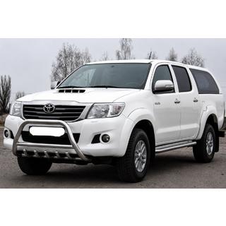 Prednji zaščitni lok WT003 (nerjaveče jeklo) Toyota Hilux 2006–2015 fotografija 2